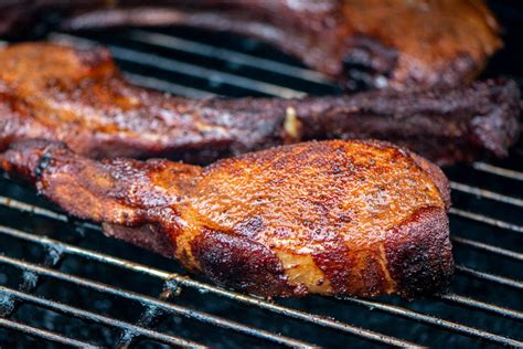 Smoked Tomahawk Pork Chops {Simple Recipe} - Kitchen Laughter