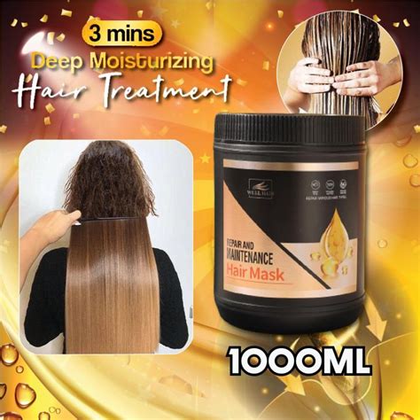 【FDA approved】Hair Mask Repair Damage 1000ml Maintenance Haircare Dry ...