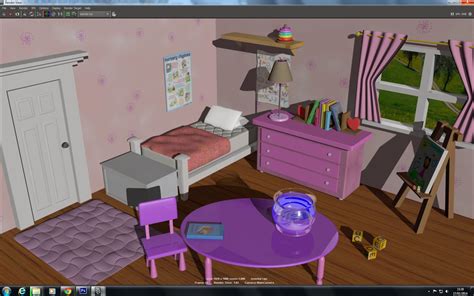 Brooke Hayes Animation: Bedroom Screenshots