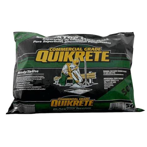 Quikrete 50 lb. Commercial Grade Blacktop Repair Patch 170152 - The Home Depot