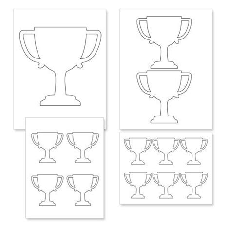 Printable Trophy Card Template