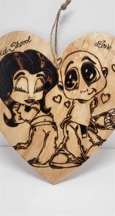 Chicano love heart Custom cartoon couple Anniversary gift - Etsy.de