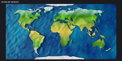 Low Poly World Map by arakelov | 3DOcean