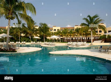 Swimming pool at Hacienda Tres Rios all-inclusive resort on the Riviera ...