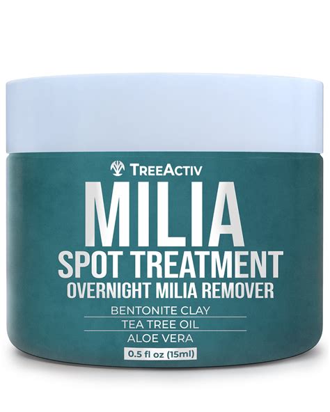 TreeActiv Natural Clearing Milia Spot Treatment Cream, Overnight, 0.5 fl oz, 120 Uses - Walmart.com