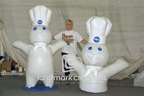 Pillsbury Inflatable Doughboy Mascots