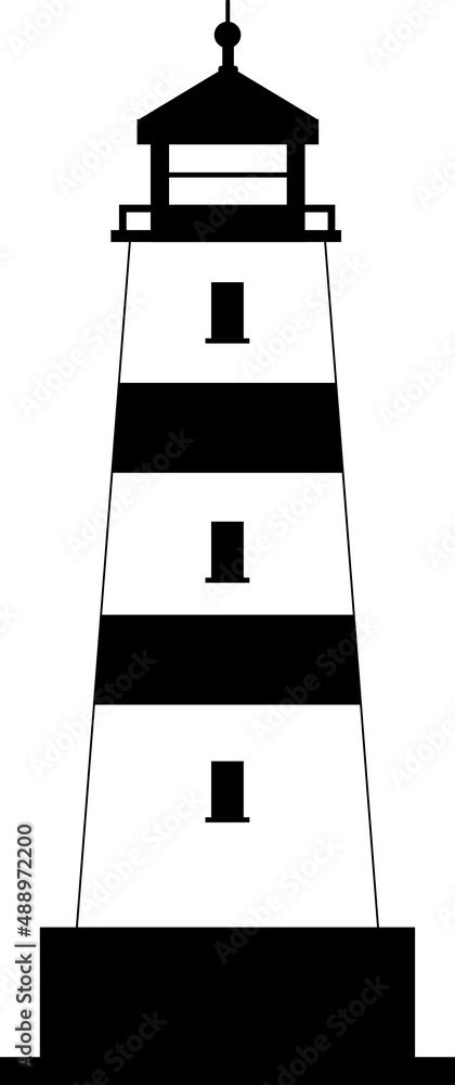 Lighthouse Silhouettes Lighthouse SVG EPS PNG Stock Vector | Adobe Stock