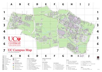 University Of Canterbury Campus Map - The Ozarks Map