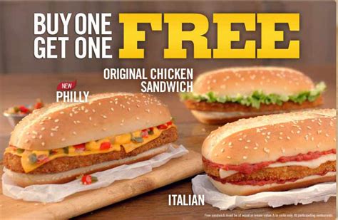 Burger King | BOGO FREE Chicken Sandwich Plus BK Crown Club FREEbie