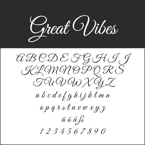 Free cursive fonts for special occasions | Onlineprinters Magazine