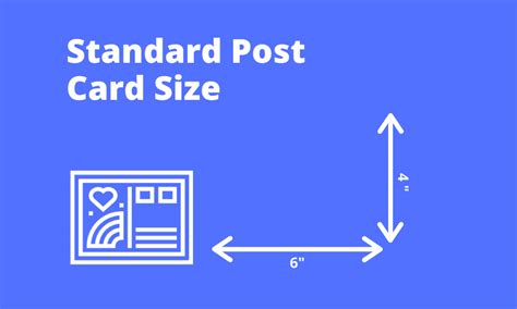 Standard PostCard Size