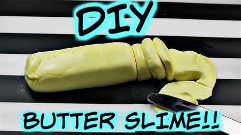 DIY BUTTER SLIME! SUPER EASY BUTTER SLIME RECIPE | BeautyByJosieK | DIY SLIME | Asmr Slime - YouTube