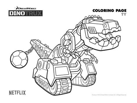 Revvit Dinotrux Coloring Pages - kidsworksheetfun