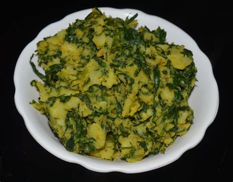 Natural Flavored Aloo Methi Side Dish (Potato Fenugreek Leaf Curry) Recipe - HubPages