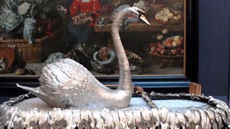 Bowes Museum Silver Swan flies nest | ITV News Tyne Tees