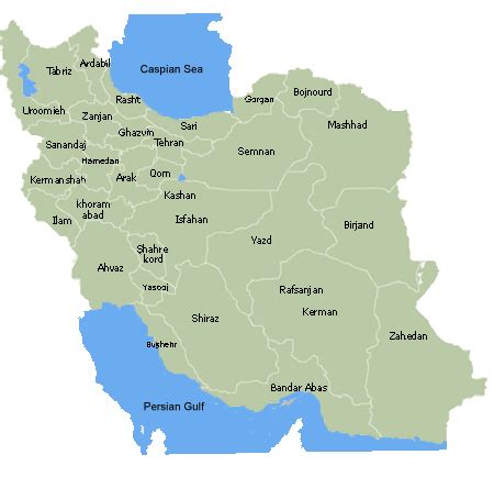 Map | IRAN Paradise