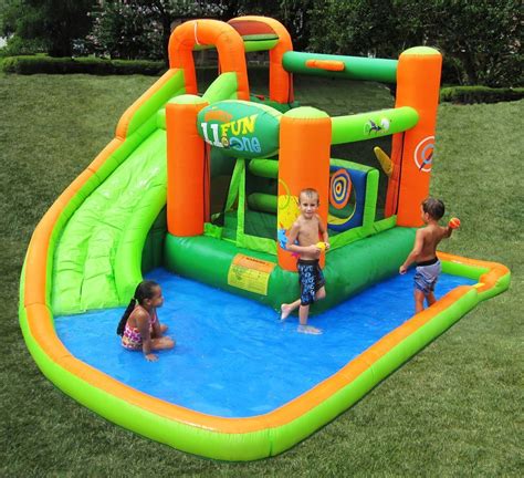 Inflatable Water Slide Bounce House Outdoor Birthday Party Jump Kids Child Play - Inflatable ...