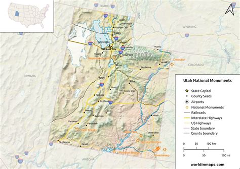 Utah - World in maps