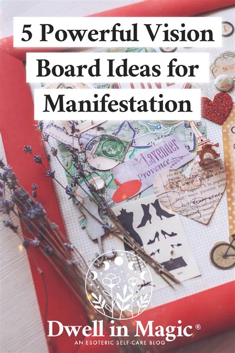 5 Easy Vision Board Ideas for Manifesting Magic in 2023 - Dwell in Magic®