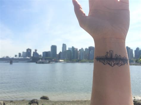 My new Vancouver City Skyline Tattoo! #tattoo #ink #skyline #city | Skyline tattoo, Tattoos ...
