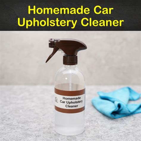 8 Easy-to-Make Car Upholstery Cleaner Recipes