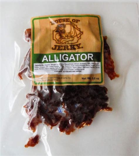 Alligator jerky - House of Jerky