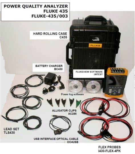 Fluke 435 Three Phase Power Quality Analyzer - JM Test Systems