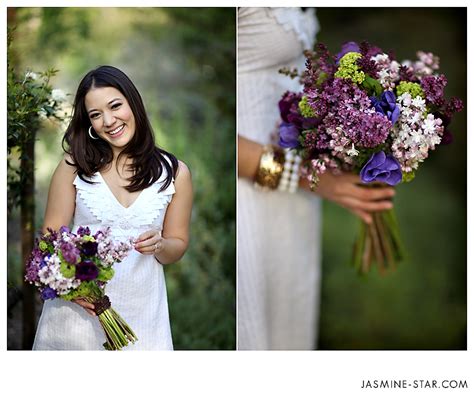 Bouquet Bridal: Purple Lilac Wedding Bouquet