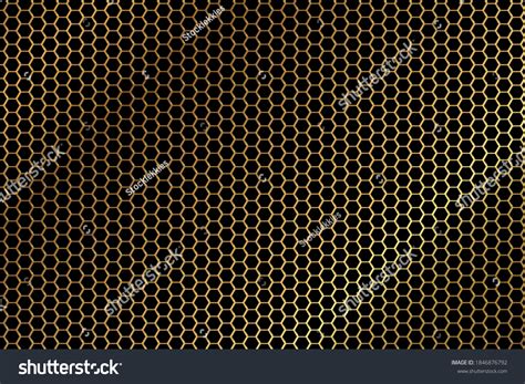 Premium Abstract Background Gold Carbon Fiber Stock Vector (Royalty ...