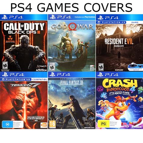 PS4 Covers/PS4 Game Covers PS4/Playstation4 Covers / Replacement Covers ...