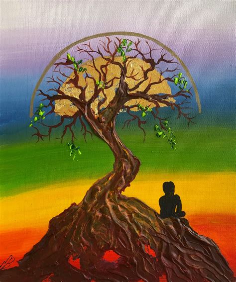 Excited to share the latest addition to my #etsy shop: Tree of life meditation, original ...