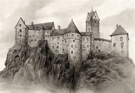 Medieval Castles Drawing at GetDrawings | Free download