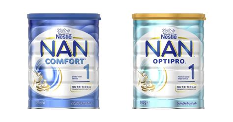 NAN COMFORT vs NAN OPTIPRO: compare formulas | Tell Me Baby