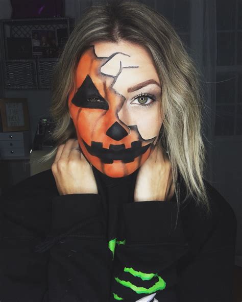 50+ Pretty Scary Halloween Pumpkin Makeup Ideas - Chicbetter Inspiration for Modern Women ...