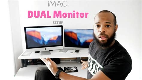 iMac Dual Monitor Setup - YouTube