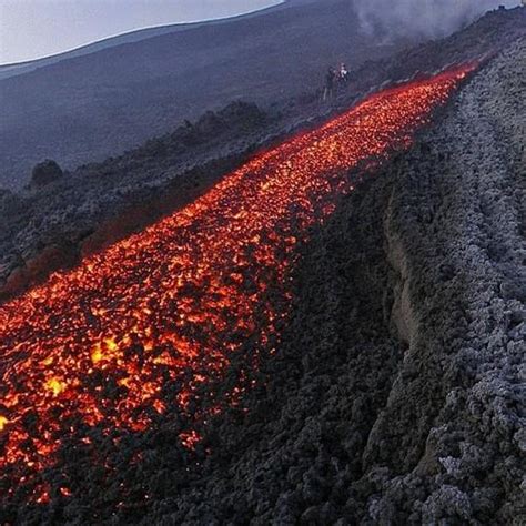 Lava flow of Mount Etna in Zafferana Etnea, Italy (Google Maps)