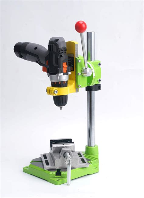 Floor Drill Press stand with aluminum vise/Rotary Tool Workstation Drill Press Work Station ...