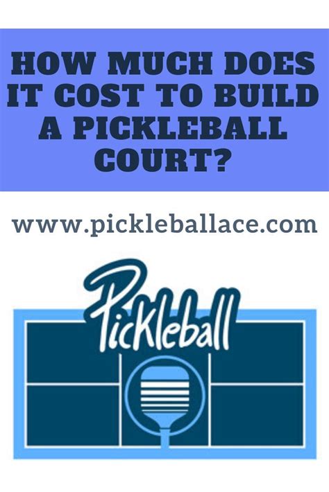 How Much Does it Cost to Build a Pickleball Court | Pickleball court ...