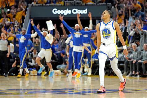 WATCH: Jordan Poole hits halfcourt buzzer beater for Golden State Warriors