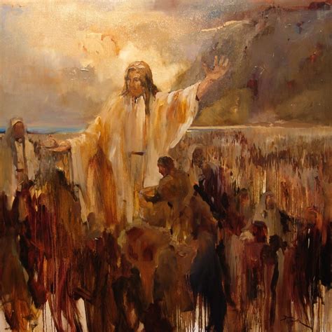 Sermon On The Mount Painting at PaintingValley.com | Explore collection of Sermon On The Mount ...