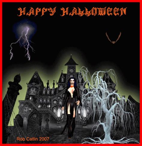 Happy Halloween Witch GIF - Happy Halloween Witch Bat - Discover ...