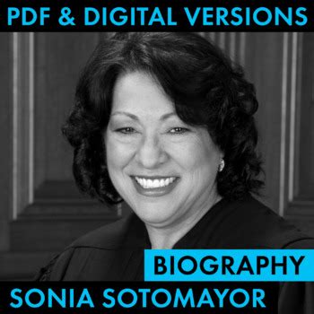 Sonia Sotomayor Biography Grid, Supreme Court Justice, PDF & Google ...