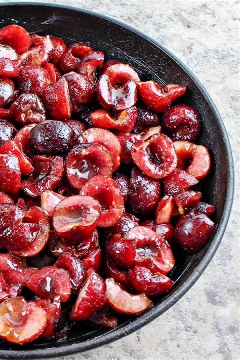 Cast Iron Skillet Bing Cherry Crumble Recipe | Recipe | Bing cherries, Cherry recipes dessert ...