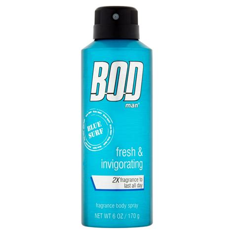 BOD Man Blue Surf Body Spray for Men, 6 Oz - Walmart.com - Walmart.com