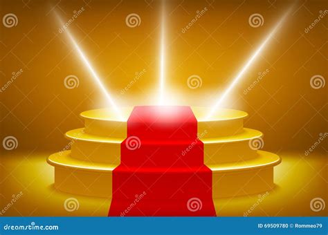 Award On Podium Vector Illustration | CartoonDealer.com #83452026