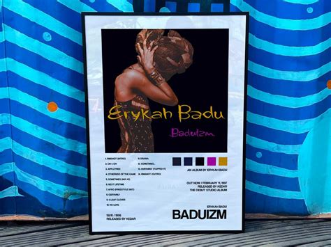 Erykah Badu baduizm Album Cover Poster - Etsy