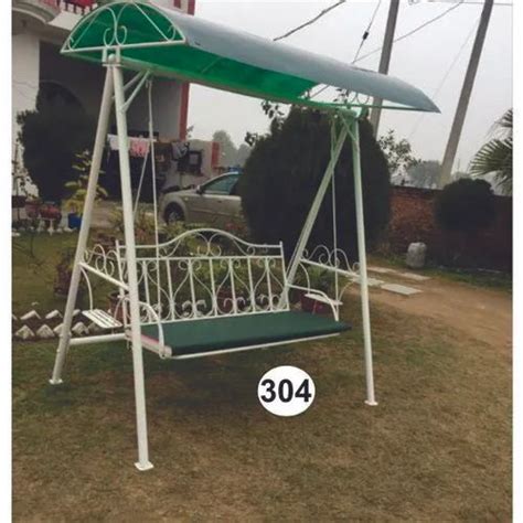 White And Green Iron Garden Jhula, Seating Capacity: 2 Seater at Rs 16500 in Jalandhar