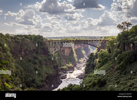 Bridge in Victoria Falls Stock Photo - Alamy