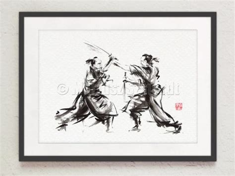 18 best images about Martial Arts paintings on Pinterest | Japan art, Aikido and Martial