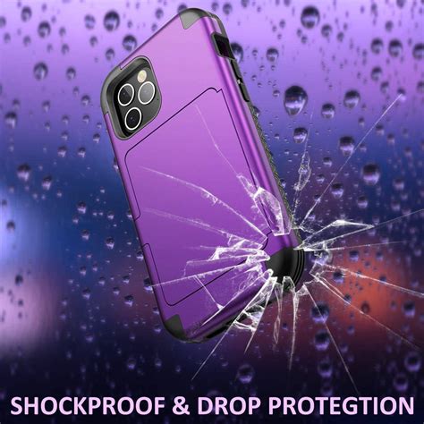 2-in-1 Heavy Duty Protection Case With Hidden Mirror For iPhone 12 ...